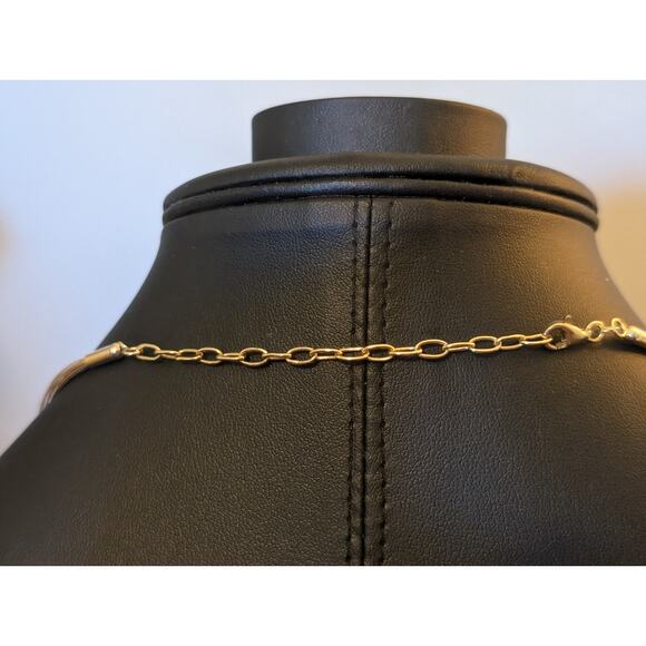 14k Multi-Strand Gold Flex Wire Pearl Enhanced Collar Necklace - Picture 7 of 13